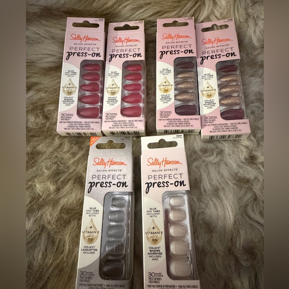 Sally Hansen Perfect Press-On Nails 6 PACK ‼️